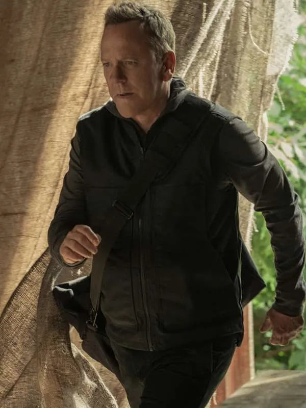 Rabbit Hole Kiefer Sutherland Black Vest