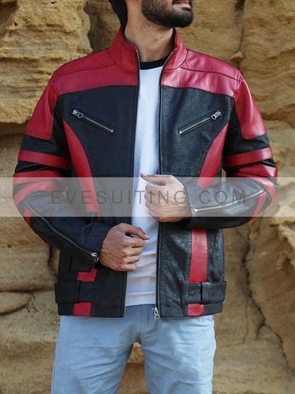Red One Dwayne Johnson Leather Jacket
