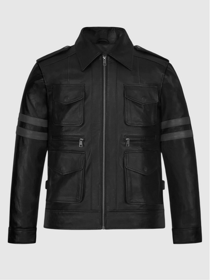 Resident Evil 6 Leon Kennedy Leather Jacket