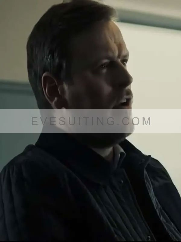 Rory McMahon Movie The Last Girl 2024 Paul Reid Black Quilted Jacket