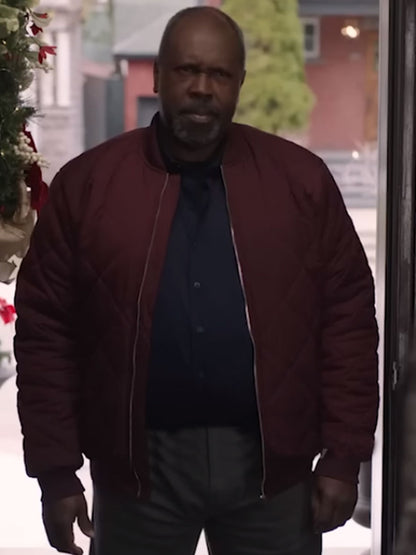 Roy Lewis A Christmas Serenade 2023 Bishop Maroon Quilted Jacket