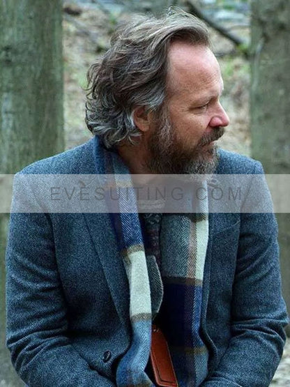 Saul Movie Memory 2024 Peter Sarsgaard Wool Grey Blazer
