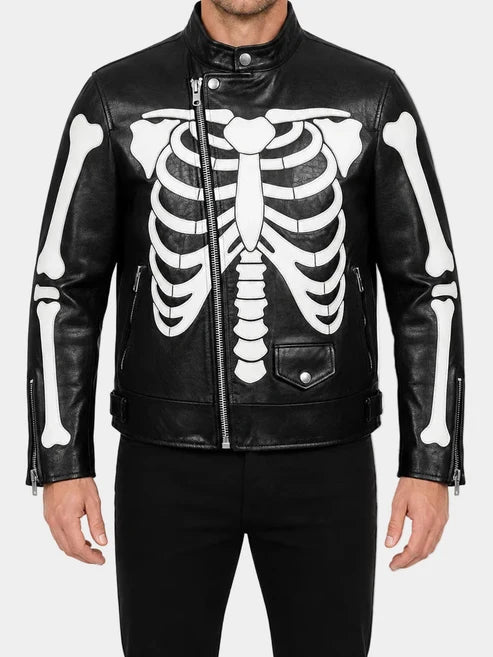 Skeleton Leather Jacket