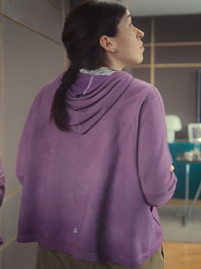 Sofía Morandi Purple Pullover Hoodie