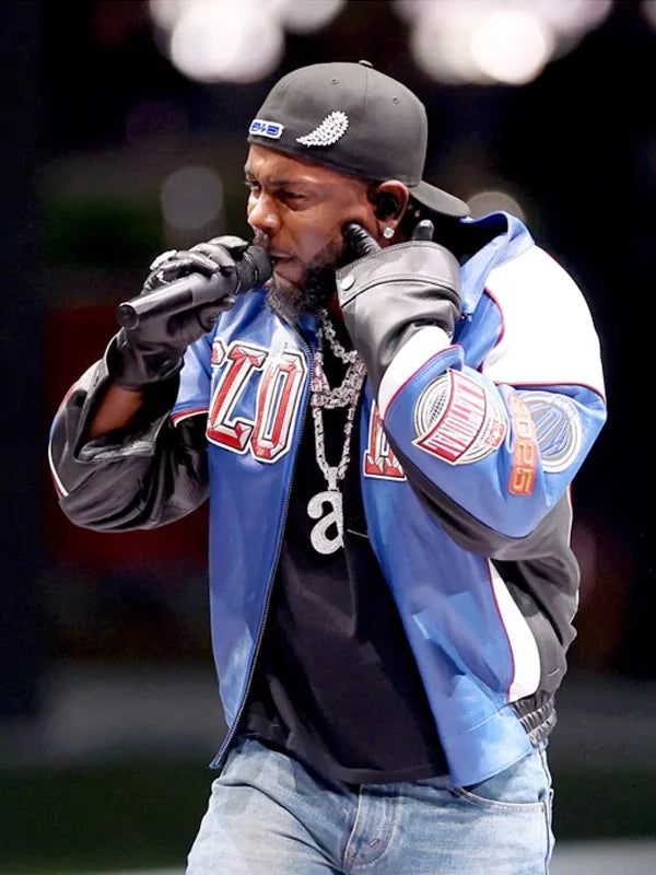 Super Bowl LIX Halftime Show Kendrick Lamar GlORIA Leather Jacket