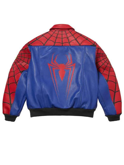 Supreme Spider Man Leathers Jacket