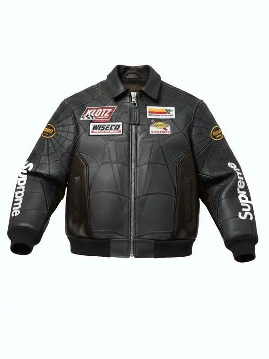 Supreme Spider Man Leathers Jacket