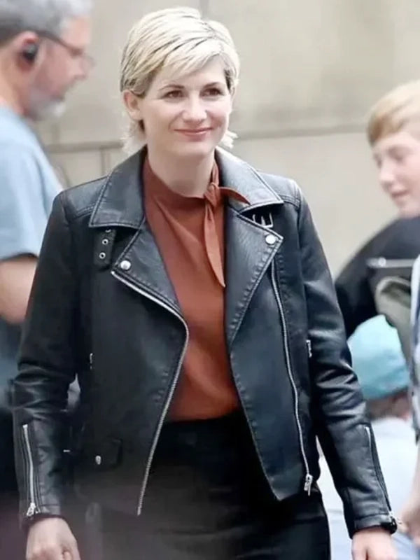 Susan McIntyre Toxic Town 2025 Black Leather Jacket
