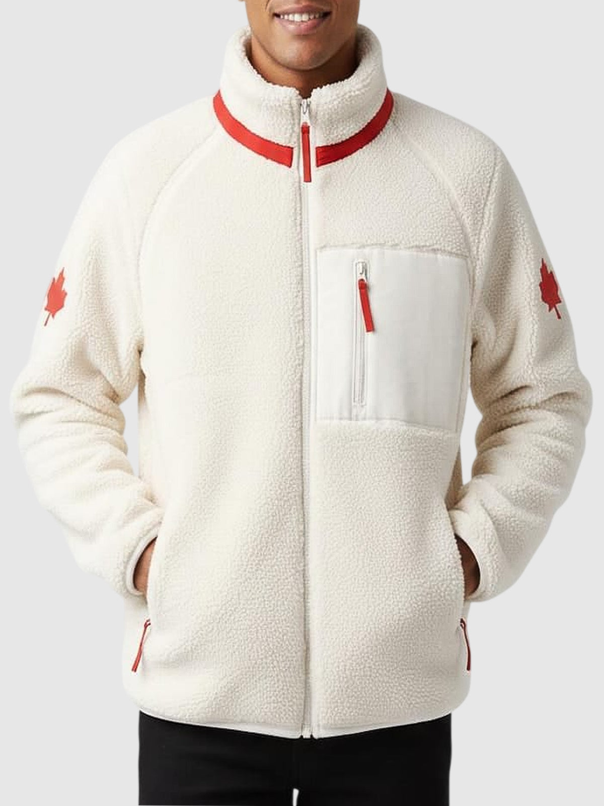 Team Canada Sherpa Fleece Jacket