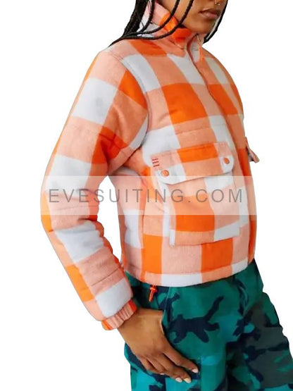 The Chi S05 Hannaha Hall Checkered Puffer Jacket