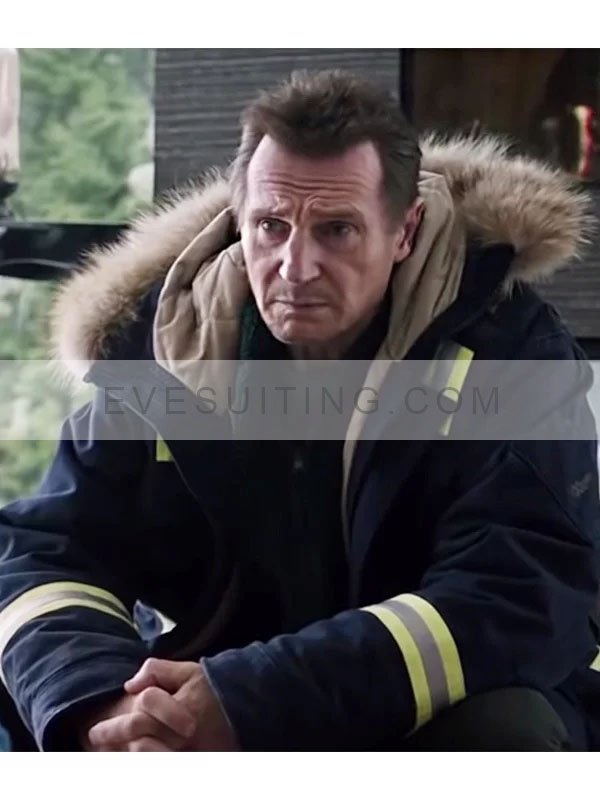 The Ice Road 2021 Mike Blue Jacket