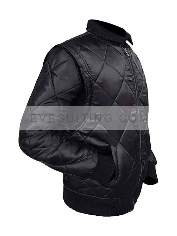 The Movie Ryan Gosling Drive White Bomber Jacket