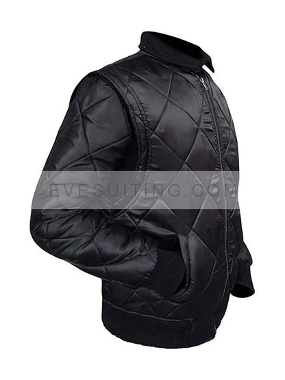 The Movie Ryan Gosling Drive White Bomber Jacket