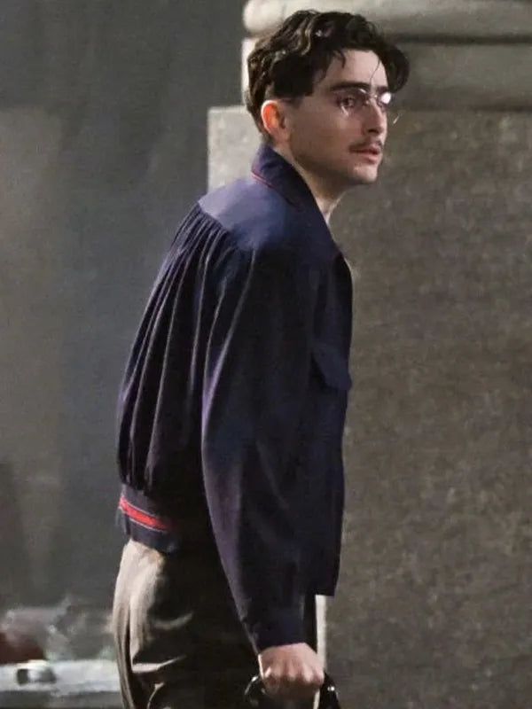 Timothee Chalamet Marty Supreme Blue Jacket