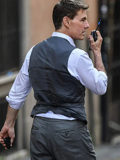 Tom Cruise Grey Vest