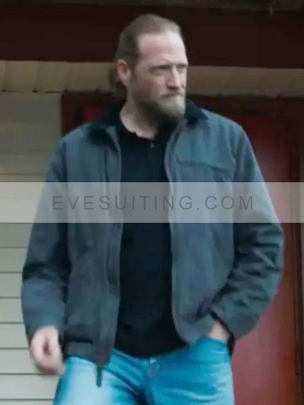 Tony TV Series Tracker 2024 Chris Casson Black Cotton Jacket