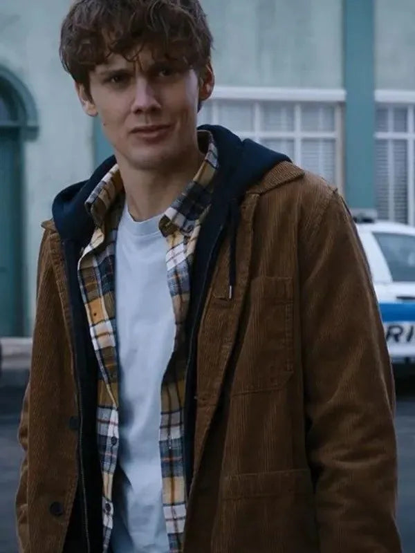 Tyler Galpin Wednesday 2022 Brown Corduroy Jacket