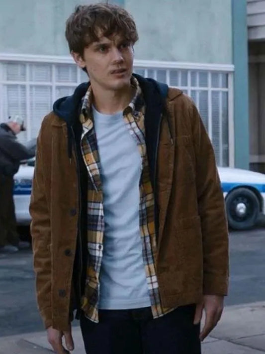 Wednesday 2022 Tyler Galpin Brown Jacket
