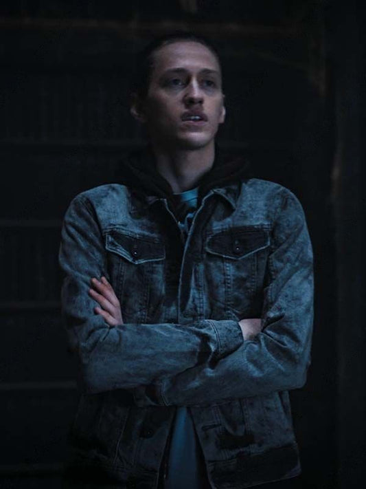 Wednesday 2022 Xavier Thorpe Denim Jacket