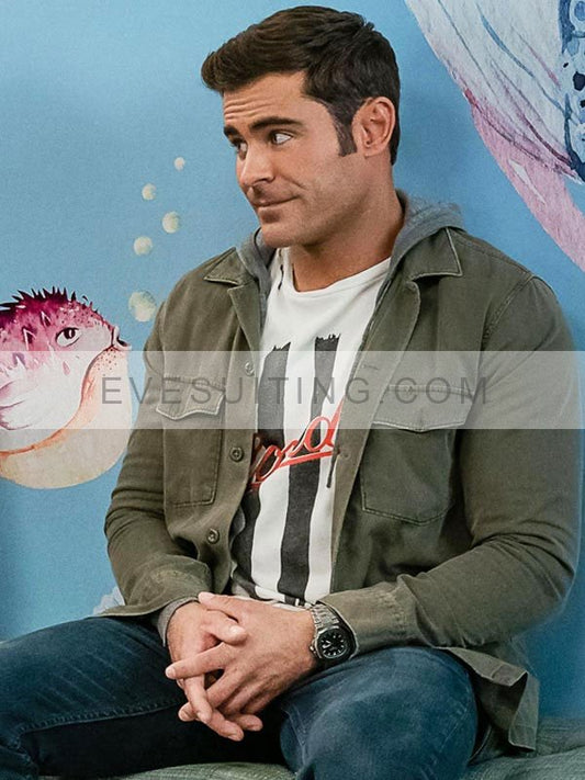 Zac Efron A Family Affair 2024 Cotton Jacket