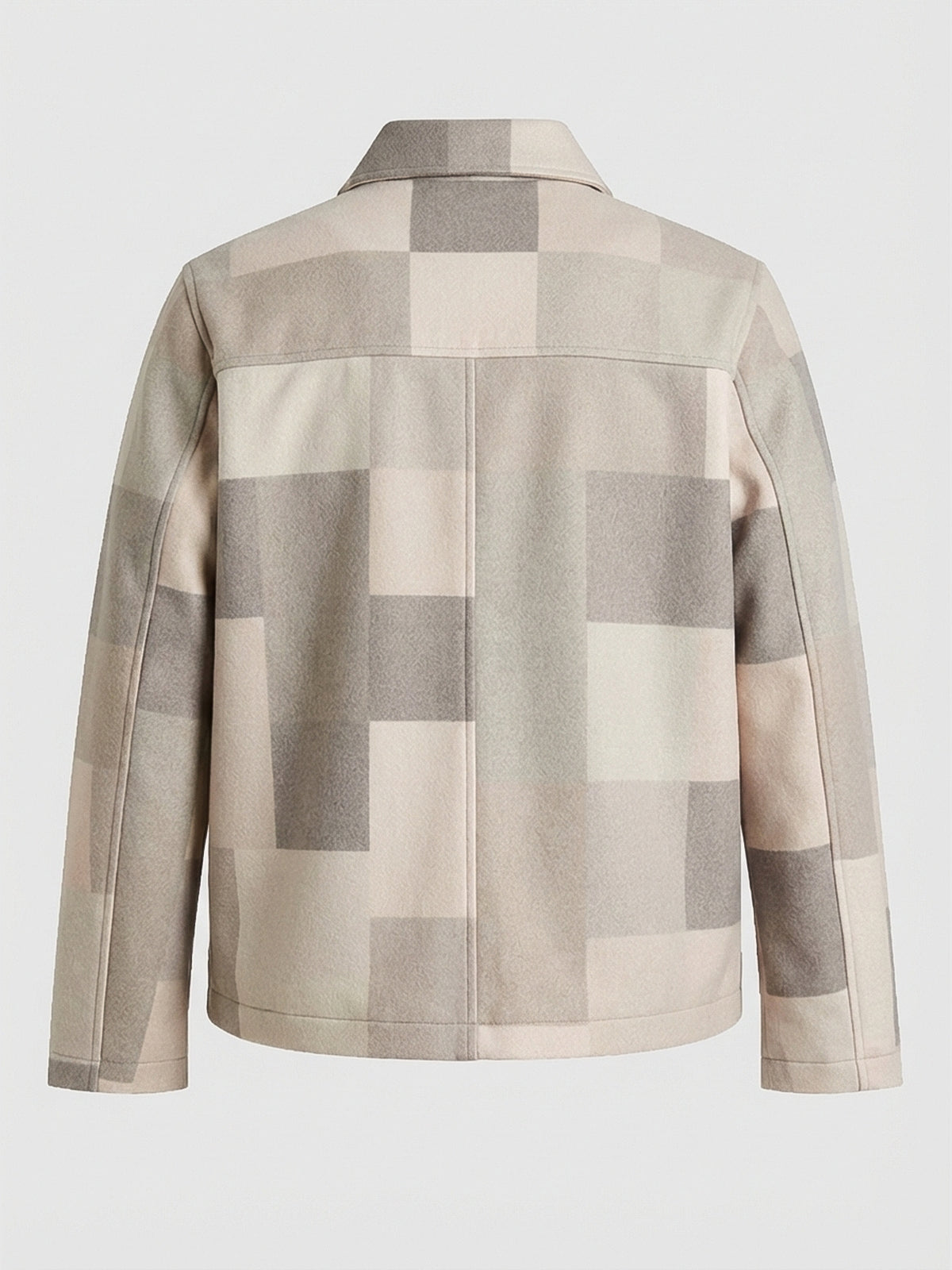 nn07 gael wool blend jacket brown
